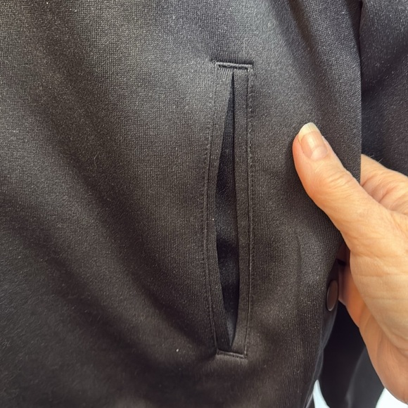 Adidas Black Track Jacket with Logo - Picture 4 of 5